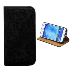 Case Samsung Galaxy J5 -lompakkokotelo (MUSTA) Black