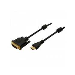 Logilink DVI - HDMI Kabel 3 meter (Svart) Svart