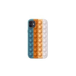 iPhone 12 Mini Skal Med Pop It (Grön/Orange) multifärg