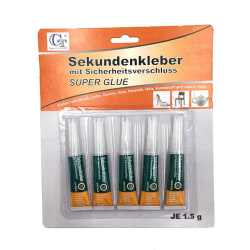 Superlim - 1,5g lim per tub (5-Pack) Transparent