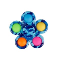 Fidget Spinner - Pop It 1 (Blå) multifärg