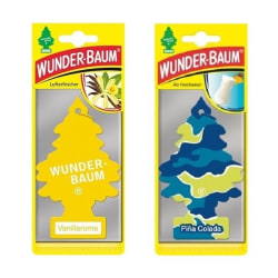 Doftgran Wunderbaum (Vanilj + Pina Colada) 2-Pack multifärg