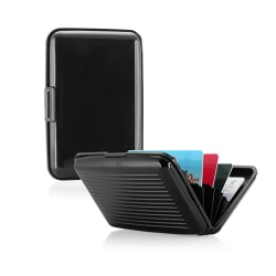 Plånbok / Korthållare med RFID-skydd (SVART) Svart one size
