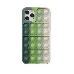 iPhone 12 (6.1) Skal Med Pop It (Grön) multifärg