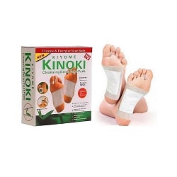 Kinoki Detox plåster / Fotplåster (10-Pack) Vit one size