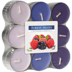 Duftende stearinlys skovbær (18-pak) Purple