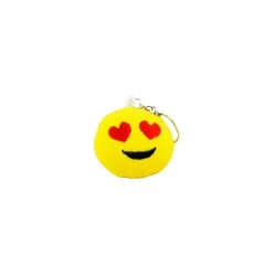 Nyckelring / Nyckelknippa Med Emoji (#3) Gul one size