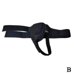Bråckbältesstol för ljumsk- eller sportbråckstödsbygel Pa black One-size