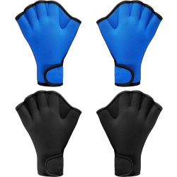 2 par simhandskar Aquatic Swim Training Handskar Neopren Handskar Webbed Fitness Vattentäthetsträning