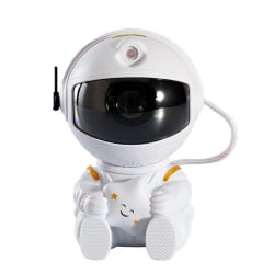 Astronaut stjärnljus, stjärnatmosfär nattljus A white