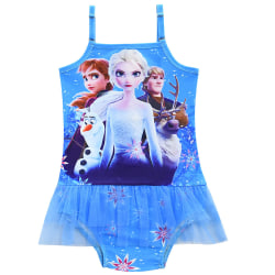 Frozen baddräkt för tjejer Monokini Tulle Beachwear Blue 4-5 Years