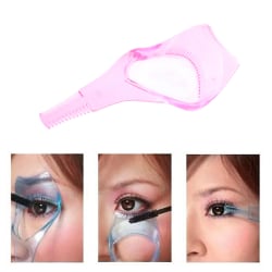 3 i 1 Mascara ögonfransborste Curler Lash Comb Kosmetiska verktyg Pink