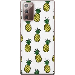Samsung Galaxy Note20 Läpinäkyvä kuori Ananas-kuvio