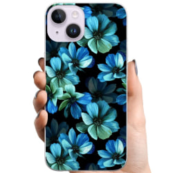 Apple iPhone 15 TPU Mobilcover Blomster
