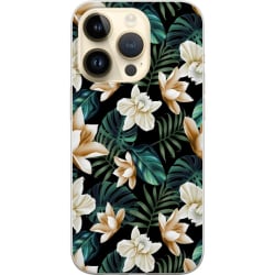 Apple iPhone 15 Pro Gjennomsiktig deksel Blomster