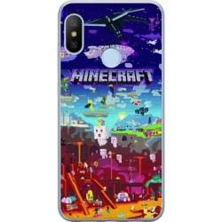 Xiaomi Mi A2 Lite Gjennomsiktig deksel Minecraft