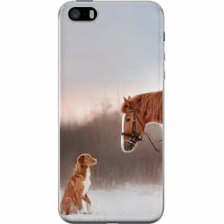 Apple iPhone 5s Mjukt skal - Häst & Hund
