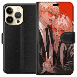 Apple iPhone 15 Pro Lompakkokotelo Chainsaw Man