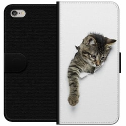 Apple iPhone 6 Plånboksfodral Katt
