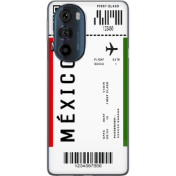 Motorola Edge 30 Pro Gjennomsiktig deksel Flybillett til Mexic