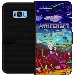 Samsung Galaxy S8 Plånboksfodral MineCraft