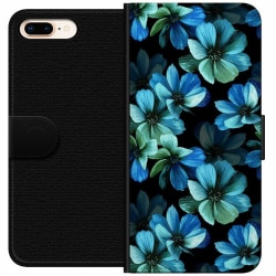Apple iPhone 8 Plus Plånboksfodral Blommor