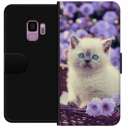 Samsung Galaxy S9 Plånboksfodral Katt