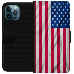 Apple iPhone 12 Pro Max Lommeboketui USA flagg