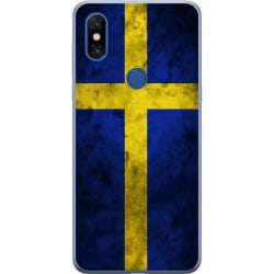 Xiaomi Mi Mix 3 Genomskinligt Skal Sverige Flagga