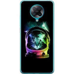 Xiaomi Poco F2 Pro Genomskinligt Skal Space Cat