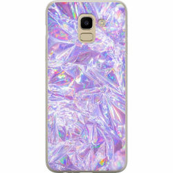 Samsung Galaxy J6 Skal / Mobilskal - Holographic Diamonds
