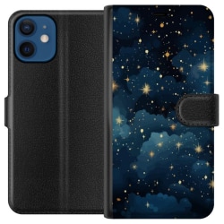 Apple iPhone 12 mini Plånboksfodral Stjärnor på himlen