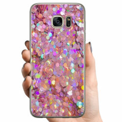 Samsung Galaxy S7 edge TPU Mobilskal Glitter