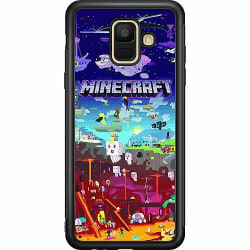 Samsung Galaxy A6 2018 Svart Skal MineCraft