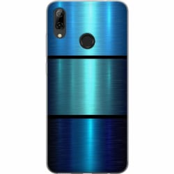 Huawei P smart 2019 Mjukt skal - Blue Metallic Stripes