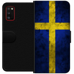 Samsung Galaxy A41 Plånboksfodral Sverige Flagga