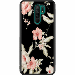Xiaomi Redmi 9 Svart Skal Blommor