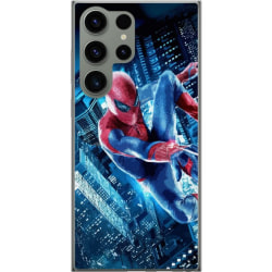 Samsung Galaxy S23 Ultra Läpinäkyvä kuori Spiderman