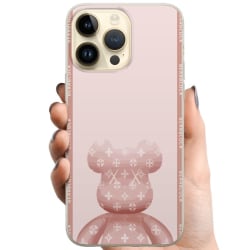 Apple iPhone 15 Pro Max TPU Mobilcover LV Pink Bjørn