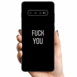 Samsung Galaxy S10 TPU Mobilskal FUCK YOU *