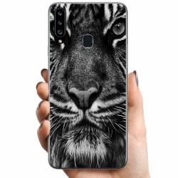 Samsung Galaxy A20s TPU Mobilskal Tiger
