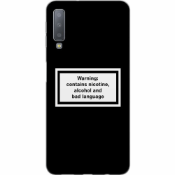 Samsung Galaxy A7 (2018) Skal / Mobilskal - Warning: