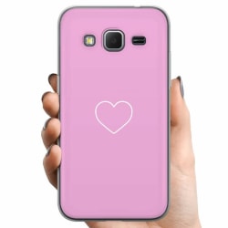 Samsung Galaxy Core Prime TPU Mobilskal Hjärta