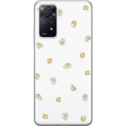 Xiaomi Redmi Note 11 Pro 5G Gennemsigtig cover Ägg Mönster