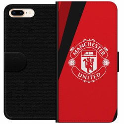 Apple iPhone 8 Plus Plånboksfodral Manchester United FC