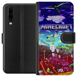 Huawei P30 Plånboksfodral Minecraft