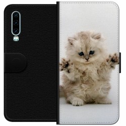 Huawei P30 Plånboksfodral Katt