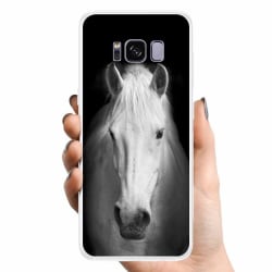 Samsung Galaxy S8 TPU Mobilskal Vit Häst