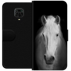 Xiaomi Redmi Note 9 Pro Plånboksfodral Vit Häst