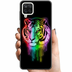 Samsung Galaxy A12 TPU Mobilskal Tiger